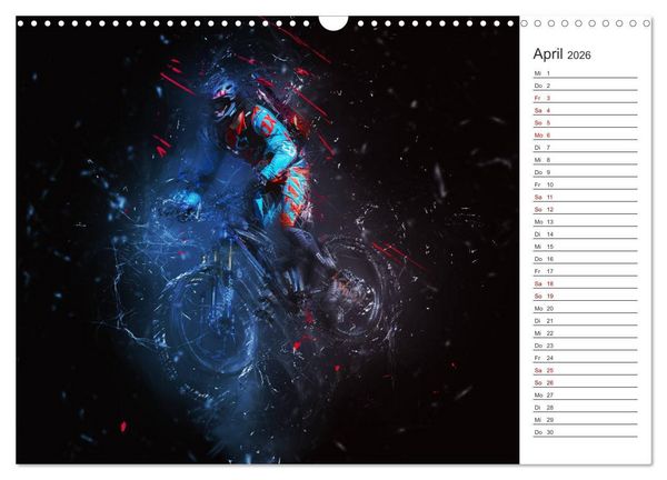 Produktbild: Downhill Explosion (Wandkalender 2026 DIN A3 quer), CALVENDO Monatskalender