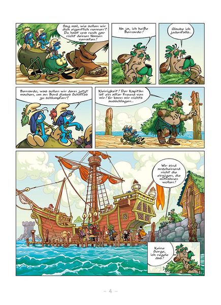 Produktbild: Die Schl&uuml;mpfe und das verlorene Dorf. Band 6