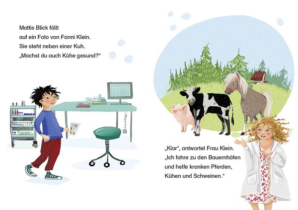 Produktbild: Lesel&ouml;wen 1. Klasse - Ein Tag in der Tierarzt-Praxis