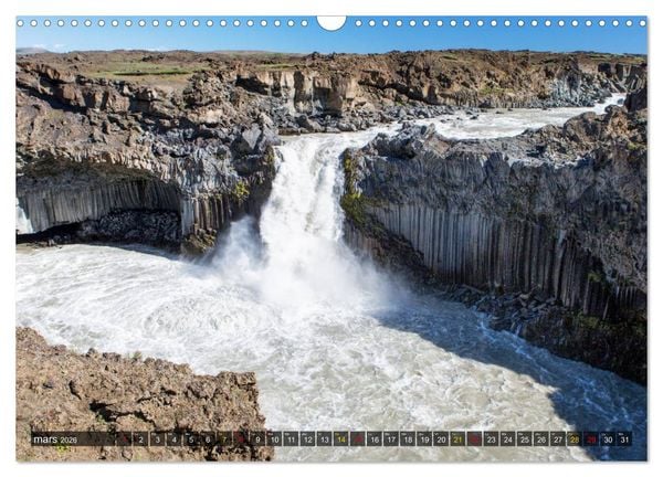 Produktbild: Islande &icirc;le de merveilles naturelles (Calendrier mural 2026 DIN A3 vertical), CALVENDO calendrier mensuel