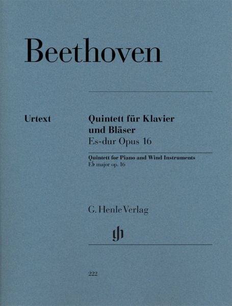 Ludwig van Beethoven - Quintett Es-dur op. 16 für Klavier, Oboe, Klarinette, Horn und Fagott