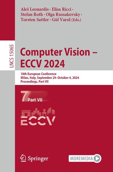 Produktbild: Computer Vision - ECCV 2024