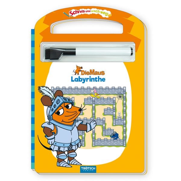 Trötsch Die Maus Schreib und wisch weg Pappenbuch Labyrinthe, Gebundene Ausgabe von , Trötsch Verlag GmbH & Co. KG, 9783965526143