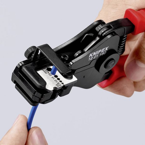 Produktbild: Knipex 12 21 180 EAN 12 21 180 Abisolierzange 0.5 bis 6mm&sup2; 10 bis 20