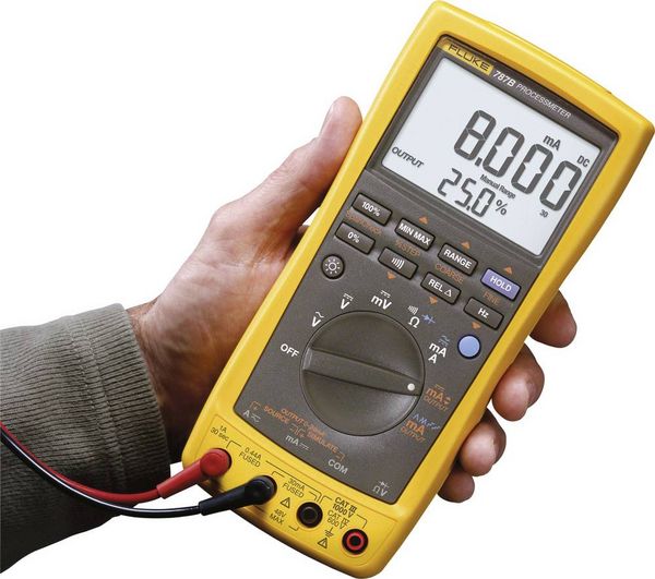 Produktbild: Fluke 787B Hand-Multimeter digital Prozess-Stromausgabe CAT III 1000 V, CAT IV 600 V Anzeige (Counts): 30000