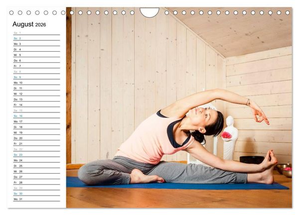 Produktbild: Yoga - ganz einfach zuhause (Wandkalender 2026 DIN A4 quer), CALVENDO Monatskalender