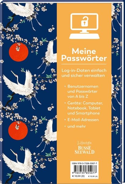 Produktbild: Meine Passw&ouml;rter. Log-in-Daten einfach und sicher verwalten