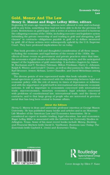 Produktbild: Gold, Money and the Law