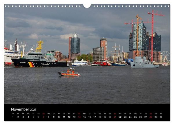 Produktbild: Auslaufparade des Hamburger Hafengeburtstages (Wandkalender 2027 DIN A3 quer), CALVENDO Monatskalender