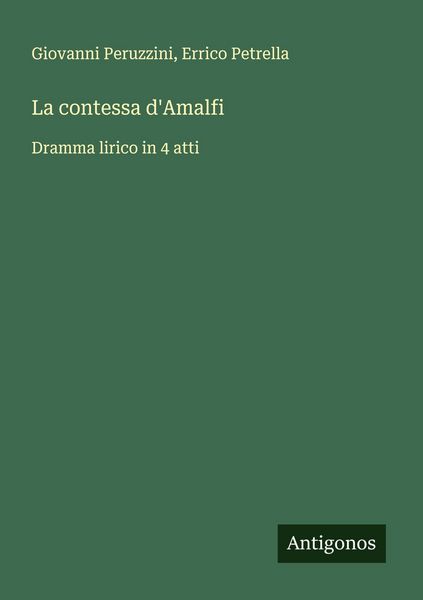 Produktbild: La contessa d'Amalfi