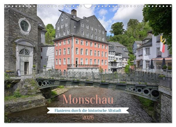 Produktbild: Monschau - Flanieren durch die historische Altstadt (Wandkalender 2026 DIN A3 quer), CALVENDO Monatskalender