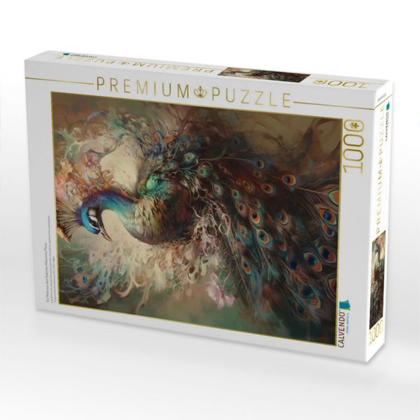 Produktbild: CALVENDO Puzzle Ein Motiv aus dem Kalender Malerische Pfaue | 1000 Teile Lege-Gr&ouml;&szlig;e 64x48cm Foto-Puzzle f&uuml;r gl&uuml;ckliche Stunden