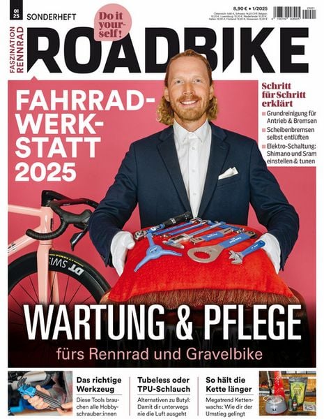 RoadBIKE Fahrrad-Werkstatt 2025, Taschenbuch von , Motorbuch Verlag, 9783613322455