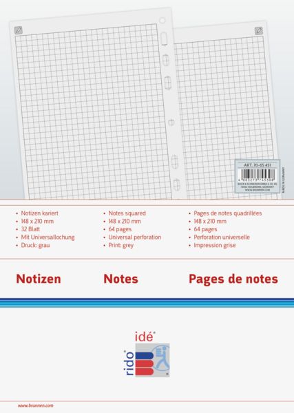 Produktbild: TimerTiming1 kariert Notiz Formular