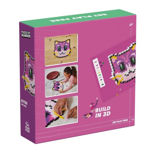 Produktbild: 500 Kreativ Bausteine Puzzle Katze