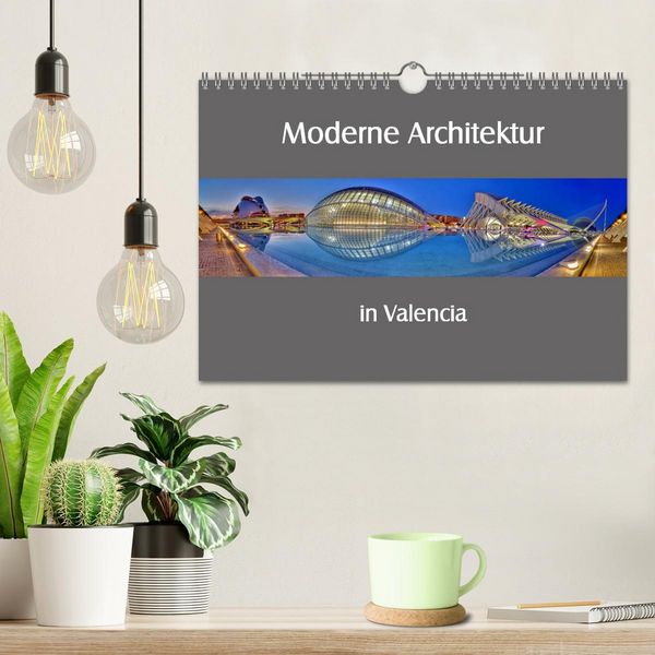 Produktbild: Moderne Architektur in Valencia (Wandkalender 2026 DIN A4 quer), CALVENDO Monatskalender