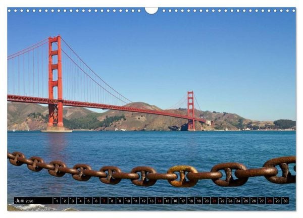 Produktbild: San Francisco - Traumstadt in Kalifornien (Wandkalender 2026 DIN A3 quer), CALVENDO Monatskalender