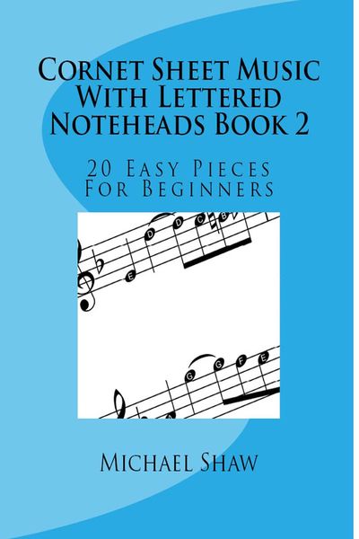 Produktbild: Cornet Sheet Music With Lettered Noteheads Book 2