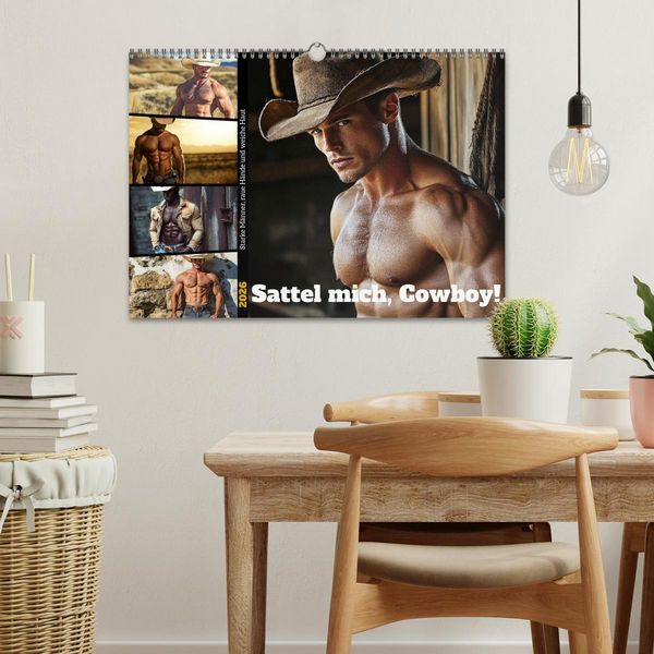 Produktbild: Sattel mich, Cowboy! (Wandkalender 2026 DIN A3 quer), CALVENDO Monatskalender