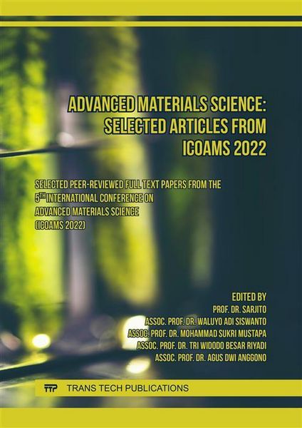 Produktbild: Advanced Materials Science: Selected Articles from ICoAMS 2022
