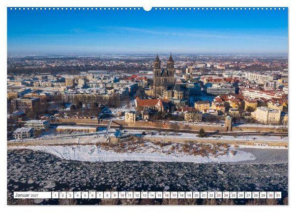 Produktbild: Domperspektiven: Magdeburger Dom - Neu gesehen 2027 (Wandkalender 2027 DIN A2 quer), CALVENDO Monatskalender