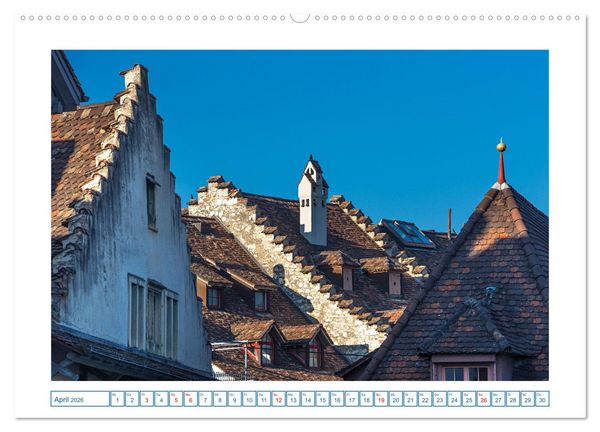 Produktbild: Schaffhausen - n&ouml;rdlichste Stadt der Schweiz (hochwertiger Premium Wandkalender 2026 DIN A2 quer), Kunstdruck in Hochglanz