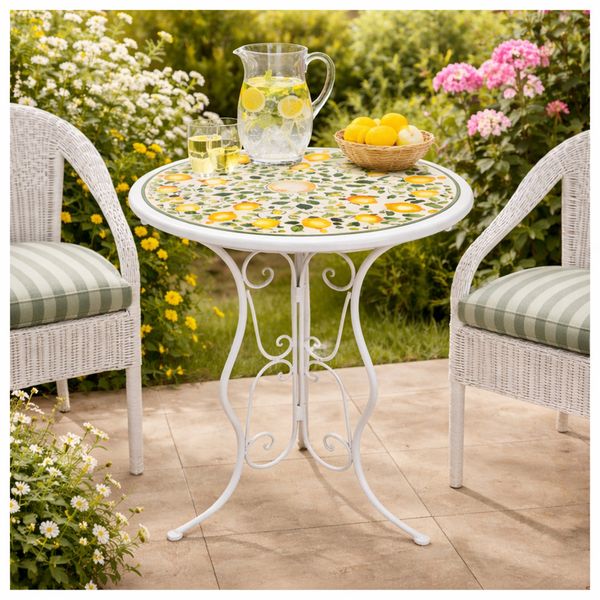 Produktbild: HTI-Living Gartentisch Menton Wei&szlig; Gartentisch Menton Wei&szlig;