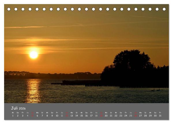 Produktbild: Wundersch&ouml;ne Landschaften des Nordens (Tischkalender 2026 DIN A5 quer), CALVENDO Monatskalender