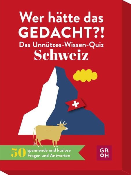 Produktbild: Wer h&auml;tte das gedacht?! Das Unn&uuml;tzes-Wissen-Quiz Schweiz