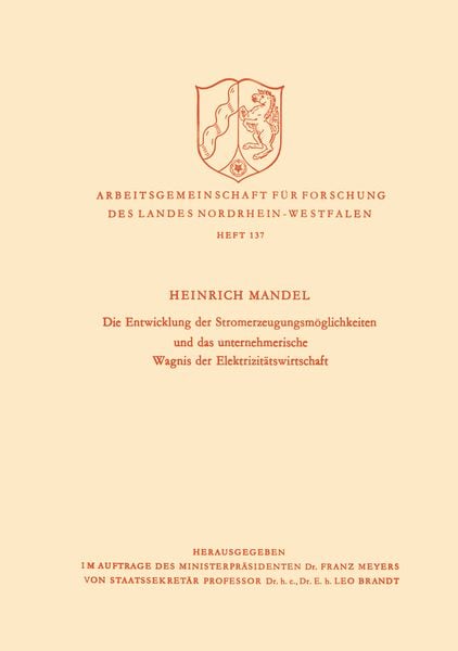 Produktbild: Die Entwicklung der Stromerzeugungsm&ouml;glichkeiten und das unternehmerische Wagnis der Elektrizit&auml;tswirtschaft