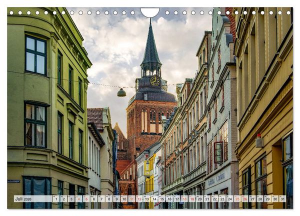 Produktbild: G&uuml;strow Impressionen (Wandkalender 2026 DIN A4 quer), CALVENDO Monatskalender
