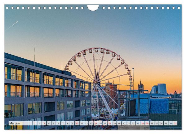 Produktbild: K&ouml;lsche Impressionen bei Tag und Nacht (Wandkalender 2026 DIN A4 quer), CALVENDO Monatskalender