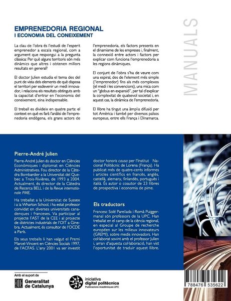 Produktbild: Emprenedoria Regional I Economia del Coneixement
