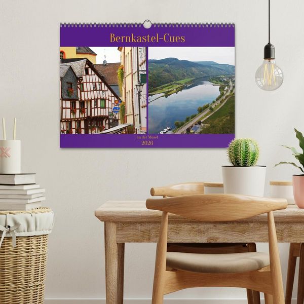 Produktbild: Bernkastel-Cues an der Mosel (Wandkalender 2026 DIN A3 quer), CALVENDO Monatskalender
