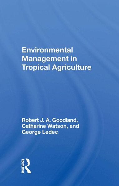 Produktbild: Environmental Management In Tropical Agriculture