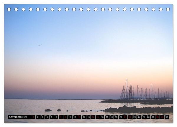 Produktbild: R&ecirc;veries en M&eacute;diterran&eacute;e (Calendrier de bureau 2026 DIN A5 vertical), CALVENDO calendrier mensuel