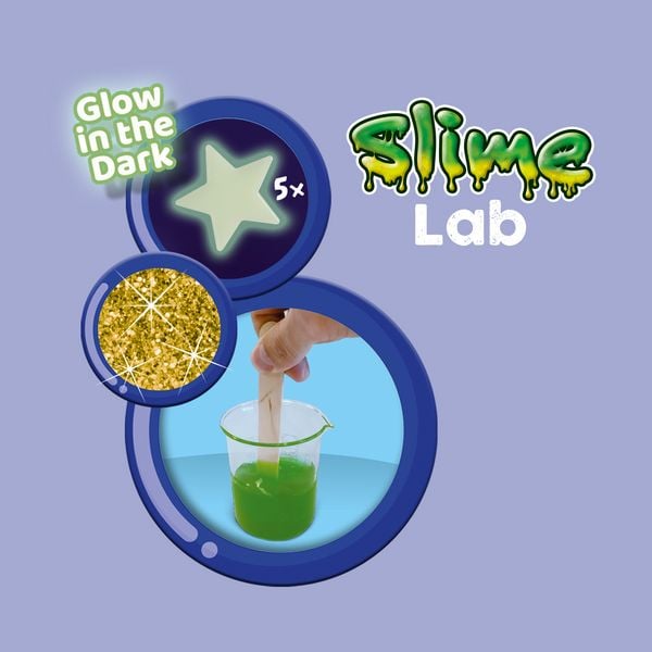 Produktbild: SES CREATIVE Schleim Set Labor Glow in the Dark