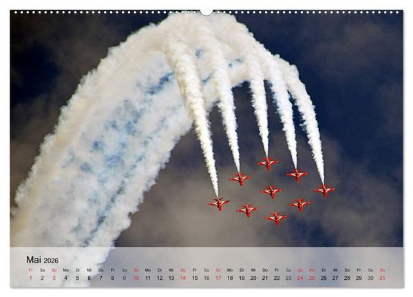 Produktbild: Flugschau in Reno (hochwertiger Premium Wandkalender 2026 DIN A2 quer), Kunstdruck in Hochglanz