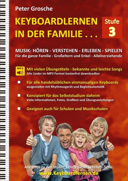 Produktbild: Keyboardlernen in der Familie (Stufe 3)