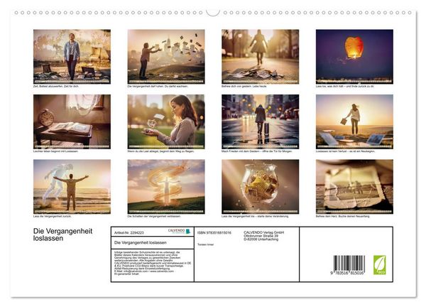 Produktbild: Die Vergangenheit loslassen (hochwertiger Premium Wandkalender 2027 DIN A2 quer), Kunstdruck in Hochglanz