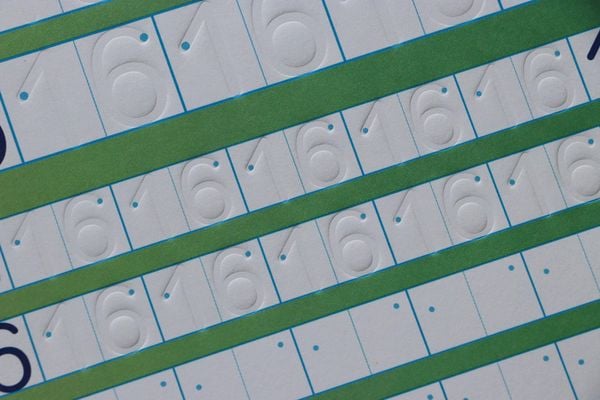 Produktbild: Erstes Schreiben mit Spurrillen. Zahlen