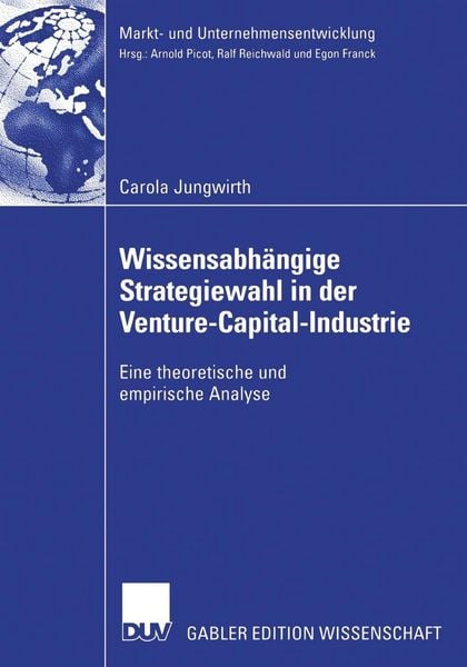 Produktbild: Wissensabh&auml;ngige Strategiewahl in der Venture-Capital-Industrie