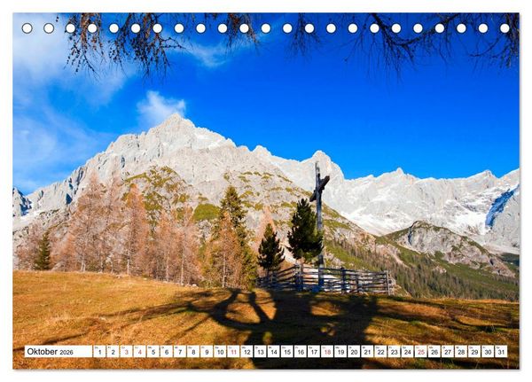 Produktbild: Gr&uuml;&szlig;e aus Filzmoos (Tischkalender 2026 DIN A5 quer), CALVENDO Monatskalender