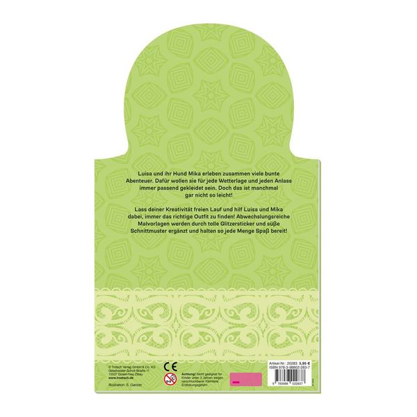 Produktbild: Tr&ouml;tsch Besch&auml;ftigungsbuch Malbuch Stickerbuch Meine liebste Anziehpuppe