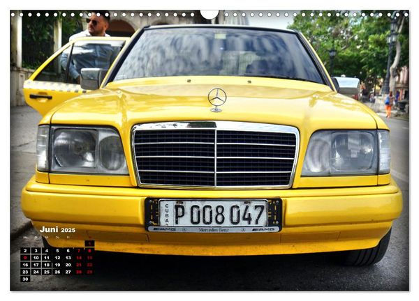 Produktbild: Autos mit Stern - Mercedes-Benz auf Kuba (Wandkalender 2025 DIN A3 quer), CALVENDO Monatskalender