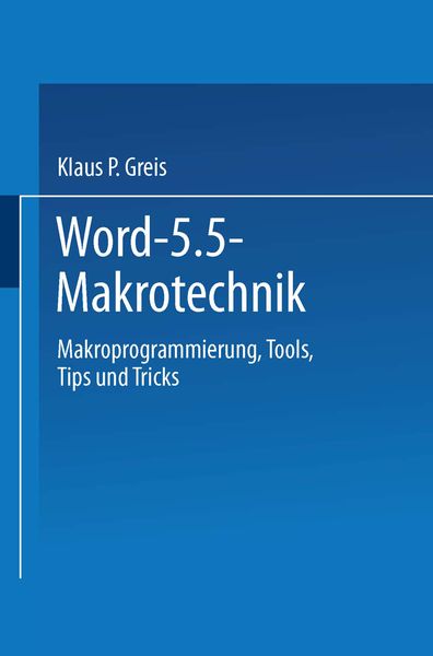 Produktbild: Word 5.5 Makrotechnik