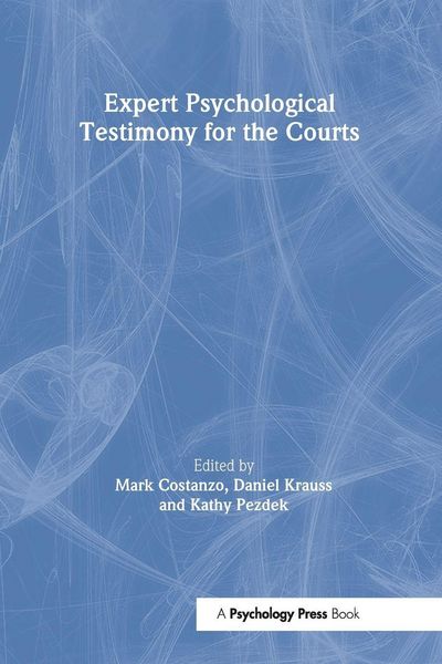 Produktbild: Expert Psychological Testimony for the Courts