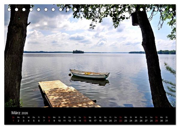 Produktbild: Pl&ouml;n - die Stadt am See (Tischkalender 2026 DIN A5 quer), CALVENDO Monatskalender