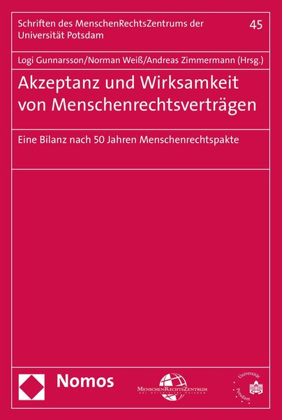 Produktbild: Akzeptanz und Wirksamkeit von Menschenrechtsvertr&auml;gen