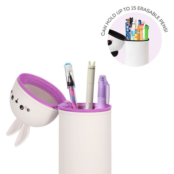 Produktbild: Legami 2-in-1 Federm&auml;ppchen aus Silikon - KAWAII - Hase